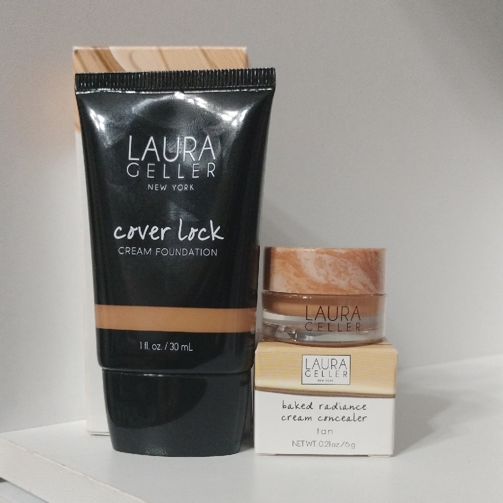 Laura Geller Cover Lock Foundation and Baked Radiance Concealer Set